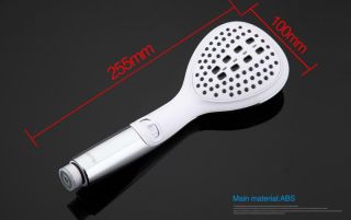 Душевая лейка Gappo G25 белый/хром